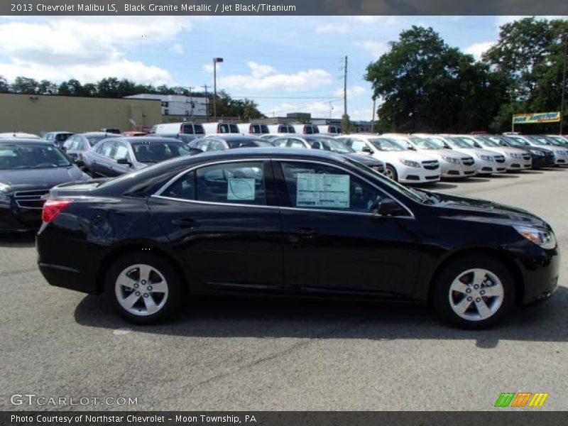 Black Granite Metallic / Jet Black/Titanium 2013 Chevrolet Malibu LS