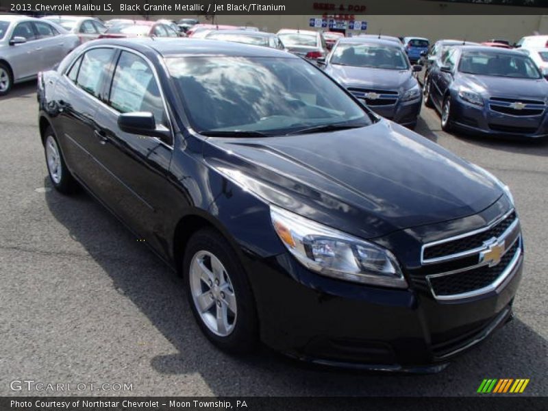 Black Granite Metallic / Jet Black/Titanium 2013 Chevrolet Malibu LS