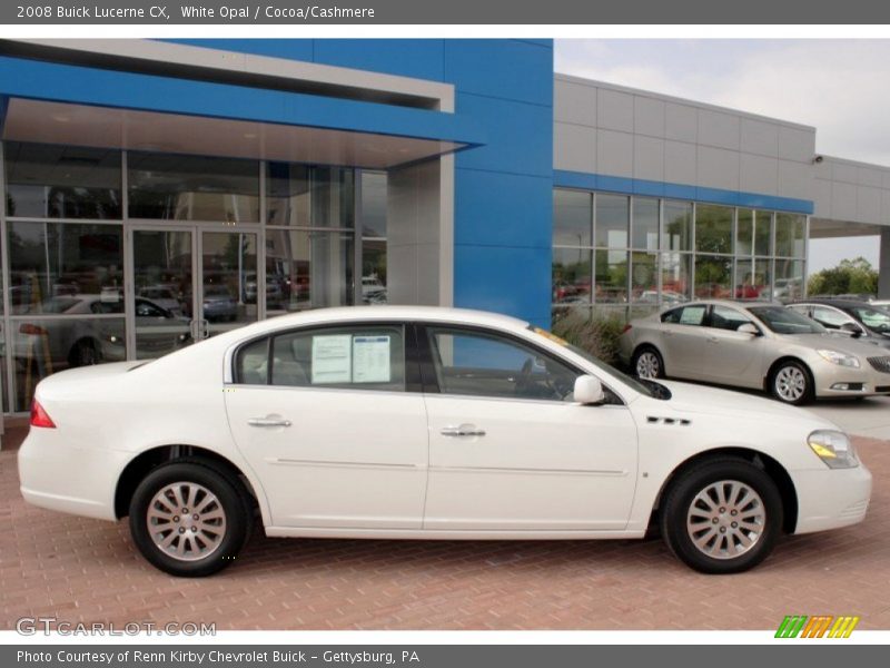 White Opal / Cocoa/Cashmere 2008 Buick Lucerne CX