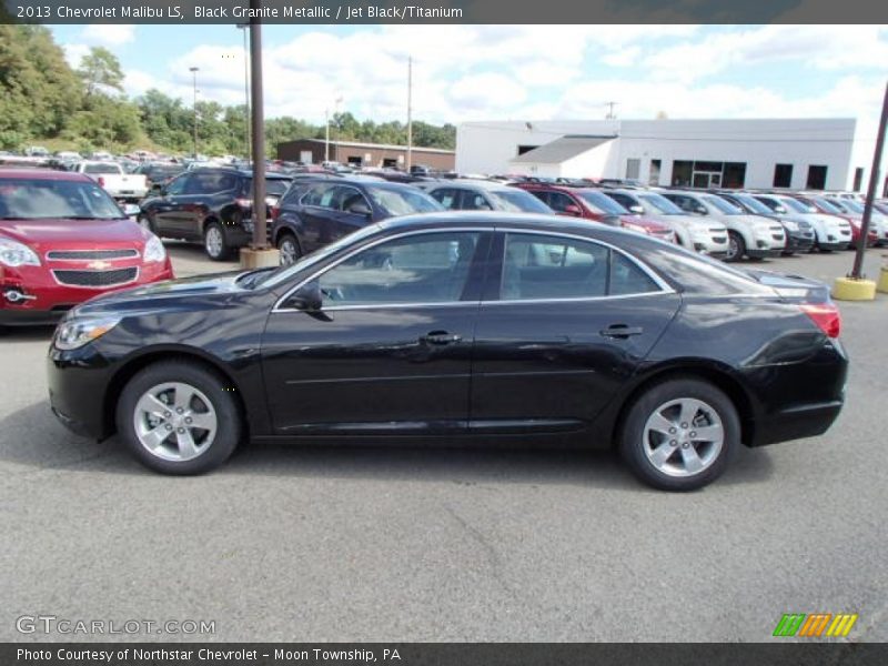 Black Granite Metallic / Jet Black/Titanium 2013 Chevrolet Malibu LS