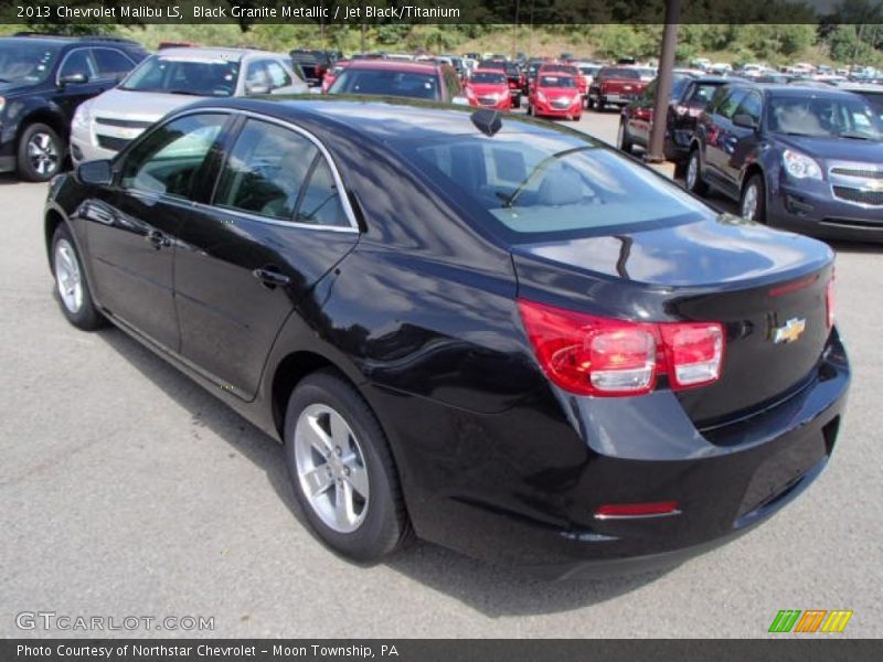 Black Granite Metallic / Jet Black/Titanium 2013 Chevrolet Malibu LS