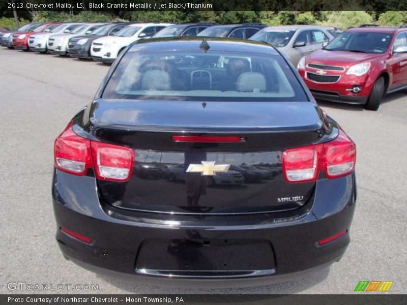 Black Granite Metallic / Jet Black/Titanium 2013 Chevrolet Malibu LS