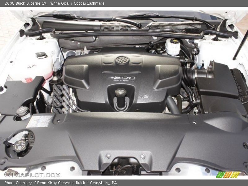 White Opal / Cocoa/Cashmere 2008 Buick Lucerne CX