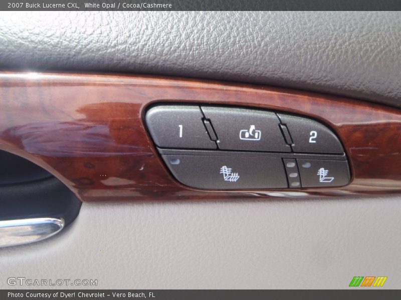 White Opal / Cocoa/Cashmere 2007 Buick Lucerne CXL