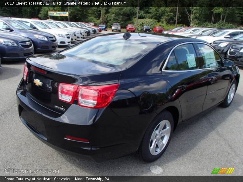 Black Granite Metallic / Jet Black/Titanium 2013 Chevrolet Malibu LS
