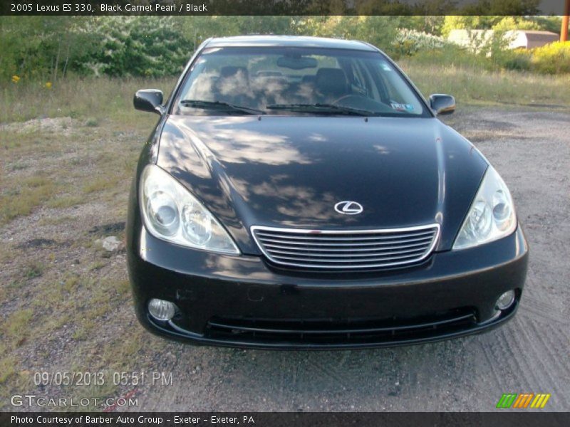 Black Garnet Pearl / Black 2005 Lexus ES 330