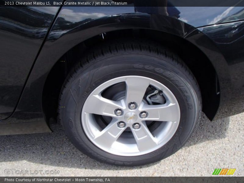 Black Granite Metallic / Jet Black/Titanium 2013 Chevrolet Malibu LS