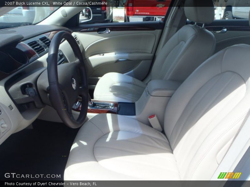 White Opal / Cocoa/Cashmere 2007 Buick Lucerne CXL