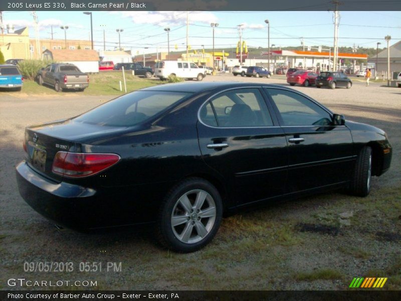Black Garnet Pearl / Black 2005 Lexus ES 330