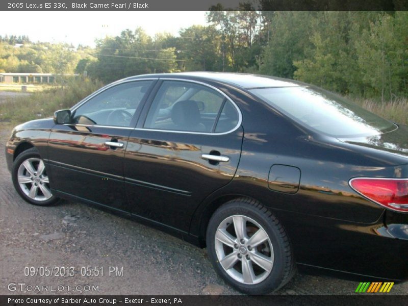 Black Garnet Pearl / Black 2005 Lexus ES 330