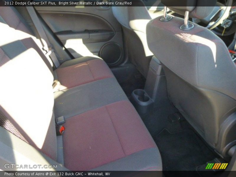 Bright Silver Metallic / Dark Slate Gray/Red 2012 Dodge Caliber SXT Plus
