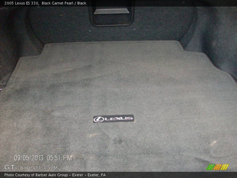 Black Garnet Pearl / Black 2005 Lexus ES 330