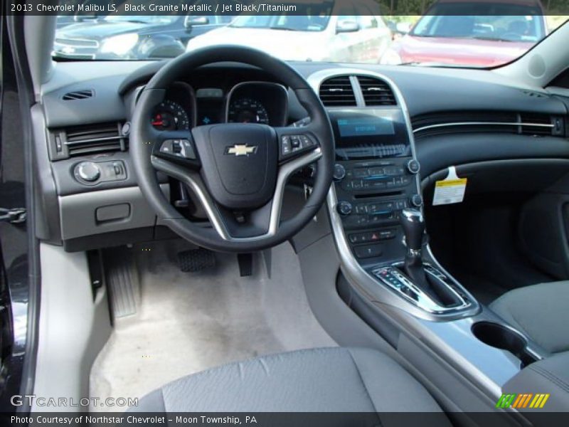 Black Granite Metallic / Jet Black/Titanium 2013 Chevrolet Malibu LS