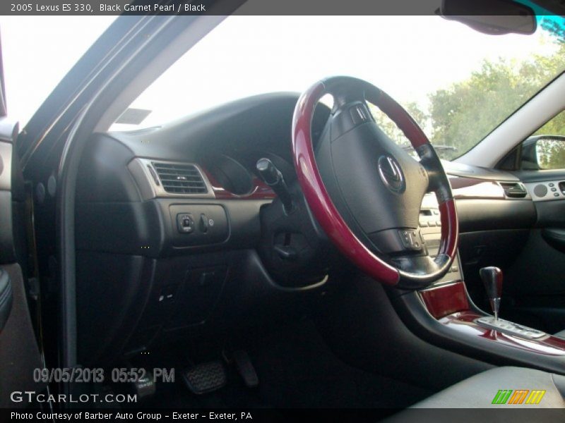 Black Garnet Pearl / Black 2005 Lexus ES 330