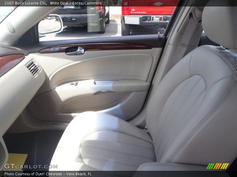 White Opal / Cocoa/Cashmere 2007 Buick Lucerne CXL