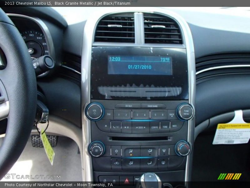 Black Granite Metallic / Jet Black/Titanium 2013 Chevrolet Malibu LS