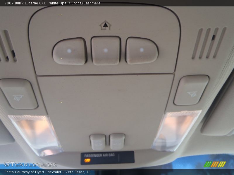 White Opal / Cocoa/Cashmere 2007 Buick Lucerne CXL