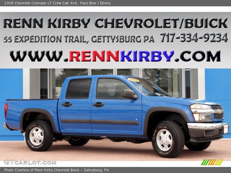 Pace Blue / Ebony 2008 Chevrolet Colorado LT Crew Cab 4x4