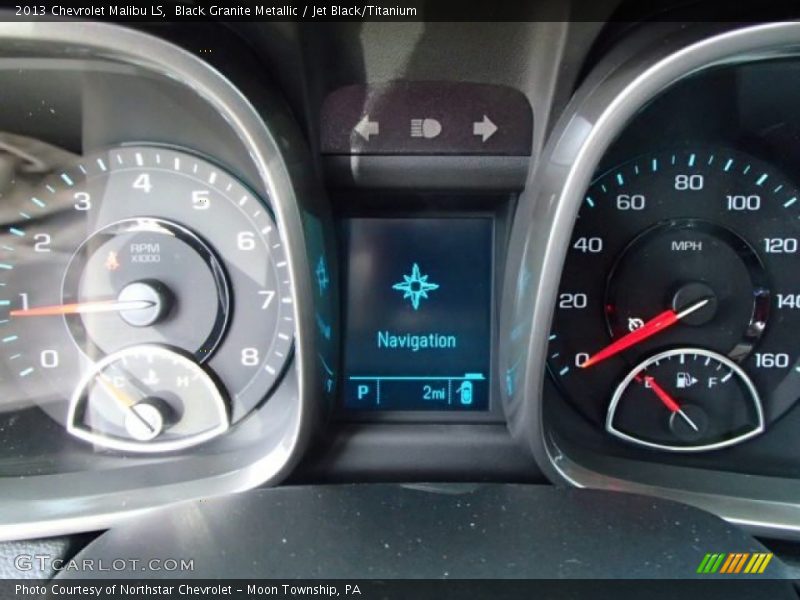 Black Granite Metallic / Jet Black/Titanium 2013 Chevrolet Malibu LS