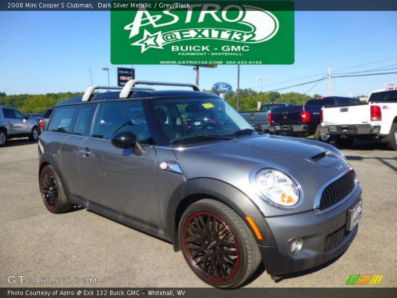 Dark Silver Metallic / Grey/Black 2008 Mini Cooper S Clubman