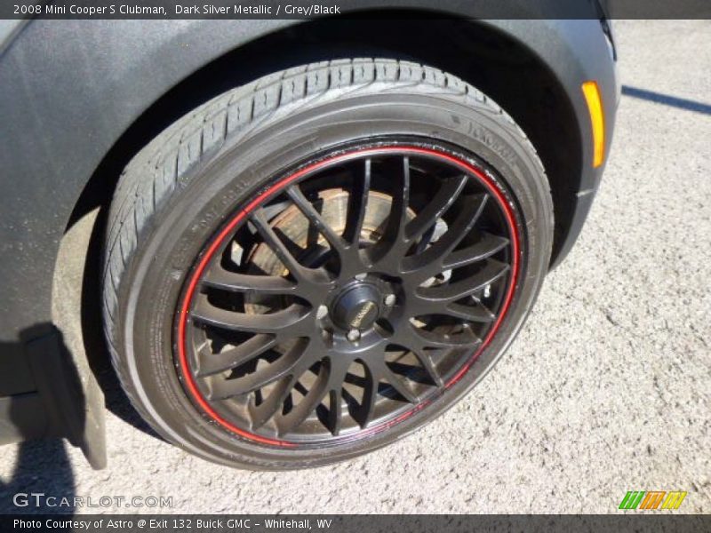 Dark Silver Metallic / Grey/Black 2008 Mini Cooper S Clubman