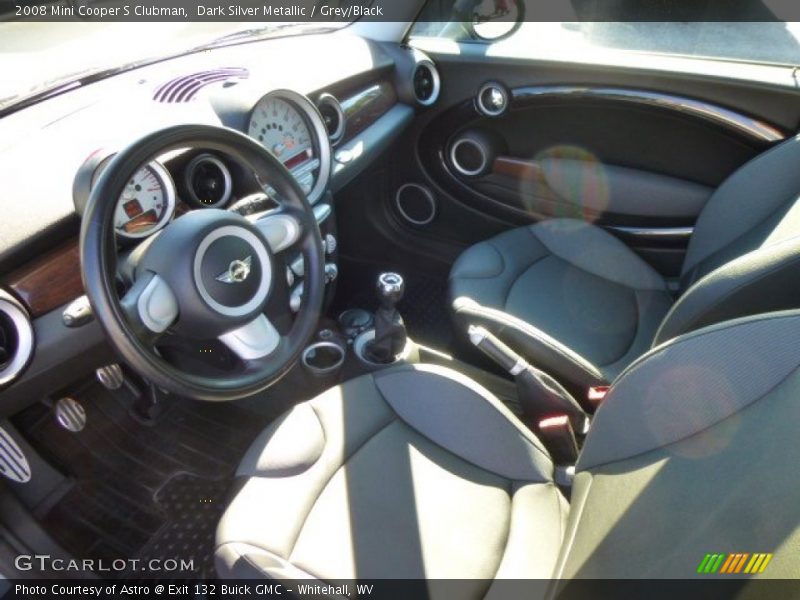 Dark Silver Metallic / Grey/Black 2008 Mini Cooper S Clubman