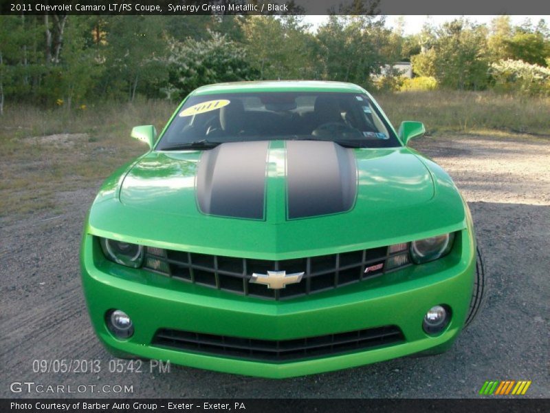 Synergy Green Metallic / Black 2011 Chevrolet Camaro LT/RS Coupe