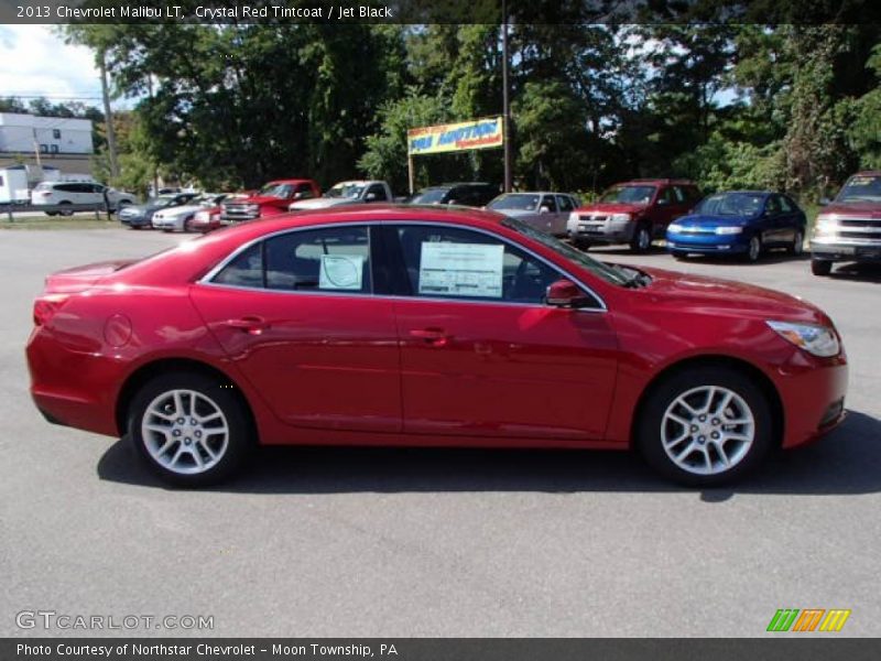 Crystal Red Tintcoat / Jet Black 2013 Chevrolet Malibu LT