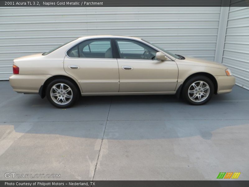 Naples Gold Metallic / Parchment 2001 Acura TL 3.2