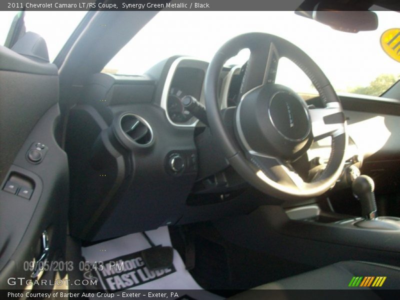 Synergy Green Metallic / Black 2011 Chevrolet Camaro LT/RS Coupe