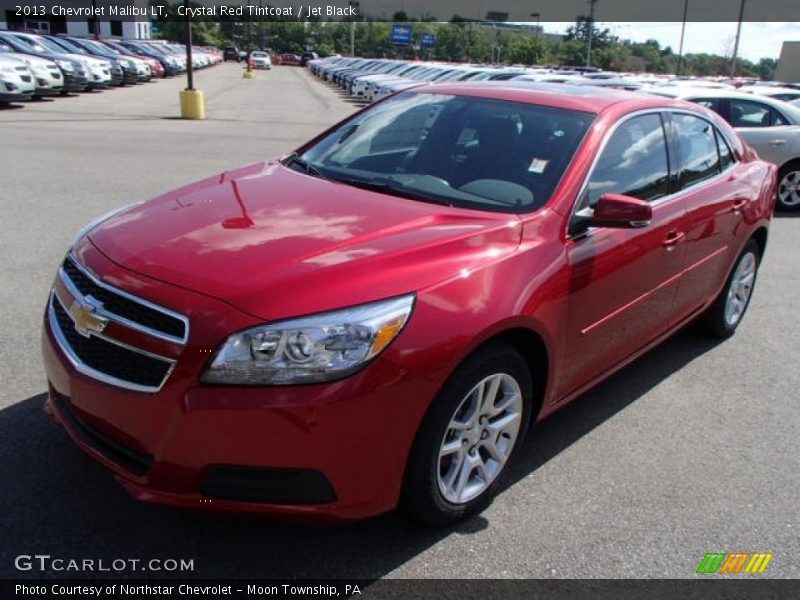 Crystal Red Tintcoat / Jet Black 2013 Chevrolet Malibu LT