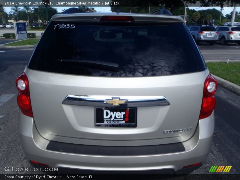 Champagne Silver Metallic / Jet Black 2014 Chevrolet Equinox LT