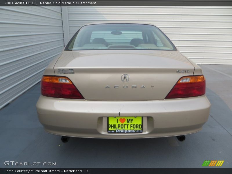 Naples Gold Metallic / Parchment 2001 Acura TL 3.2
