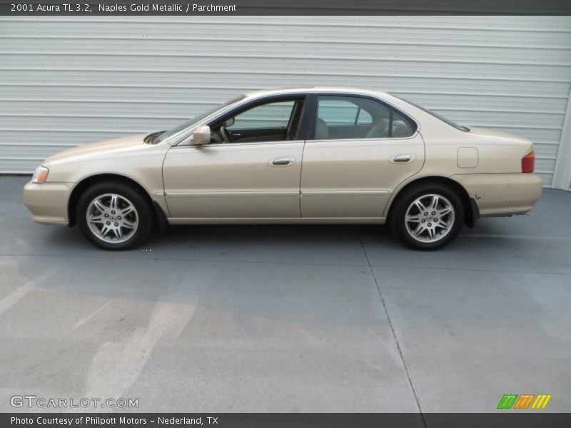 Naples Gold Metallic / Parchment 2001 Acura TL 3.2