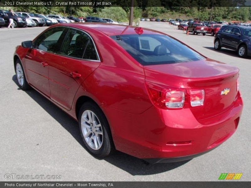 Crystal Red Tintcoat / Jet Black 2013 Chevrolet Malibu LT