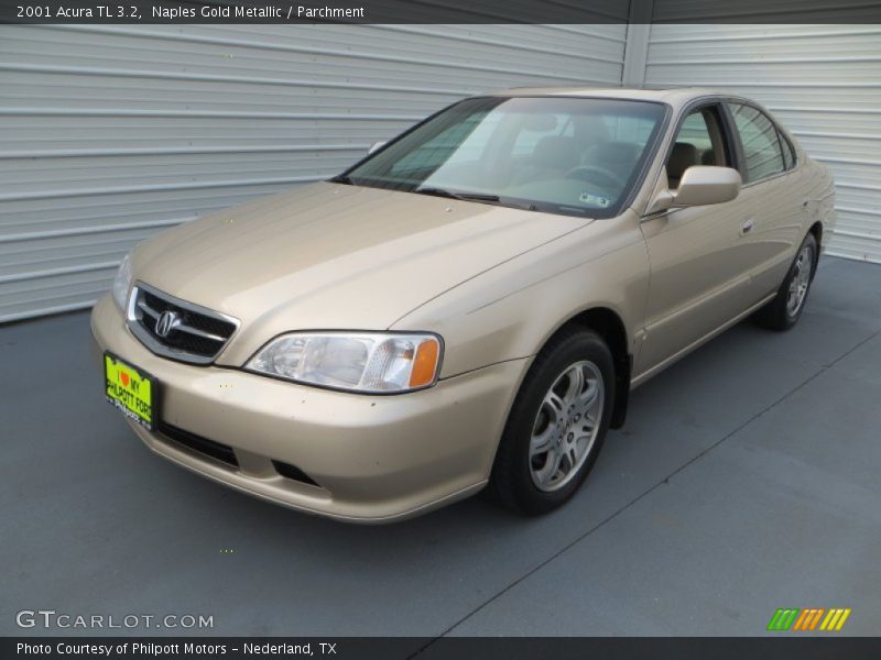 Naples Gold Metallic / Parchment 2001 Acura TL 3.2