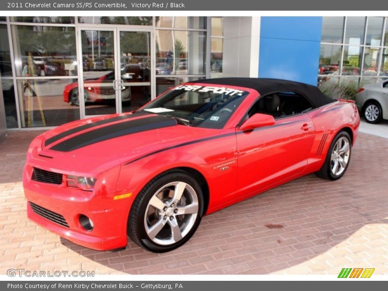 Victory Red / Black 2011 Chevrolet Camaro SS/RS Convertible