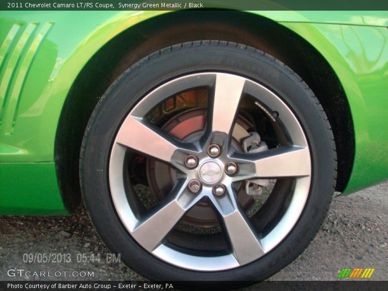 Synergy Green Metallic / Black 2011 Chevrolet Camaro LT/RS Coupe