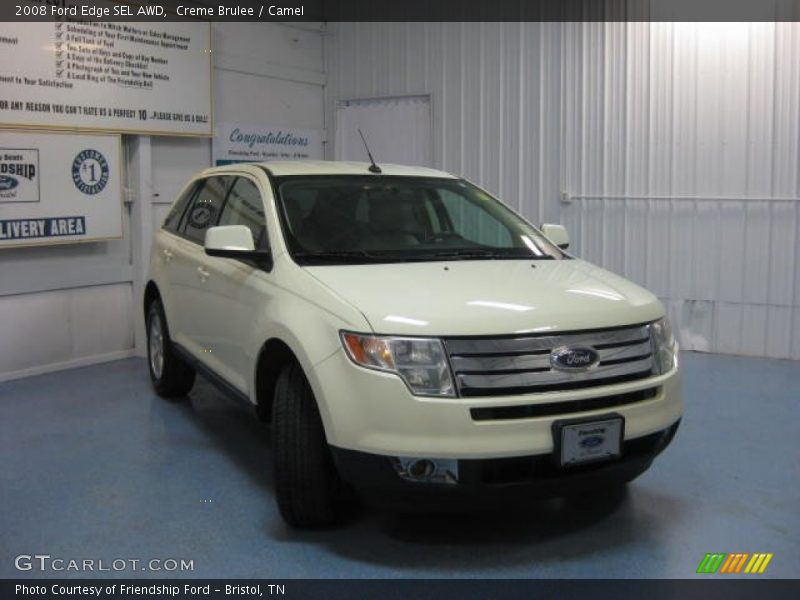 Creme Brulee / Camel 2008 Ford Edge SEL AWD