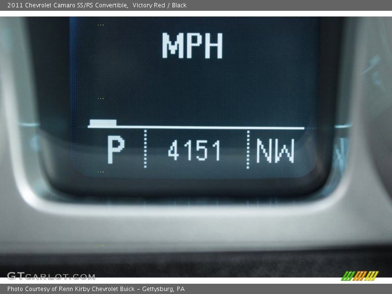 Victory Red / Black 2011 Chevrolet Camaro SS/RS Convertible