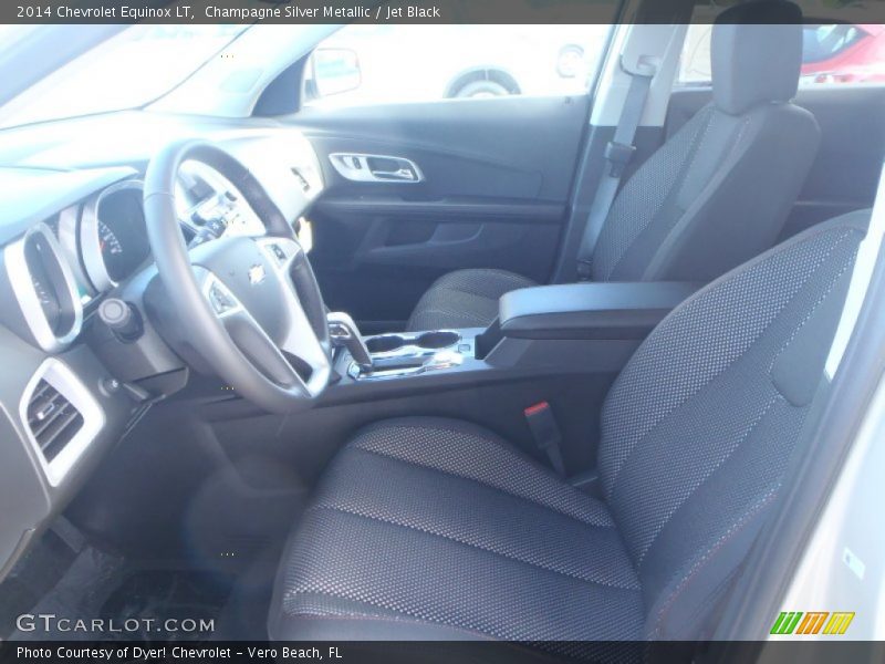 Champagne Silver Metallic / Jet Black 2014 Chevrolet Equinox LT