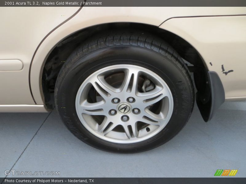 Naples Gold Metallic / Parchment 2001 Acura TL 3.2