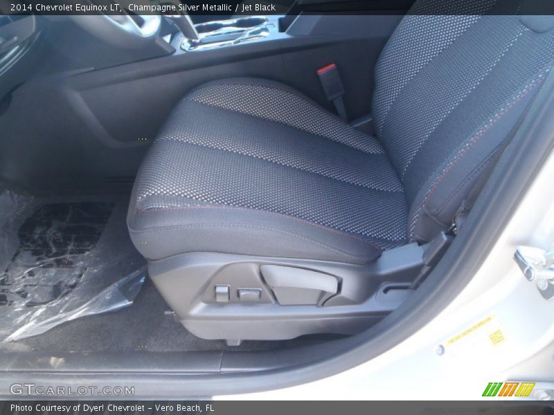 Champagne Silver Metallic / Jet Black 2014 Chevrolet Equinox LT