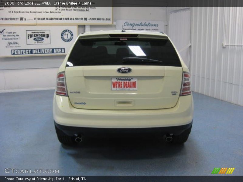 Creme Brulee / Camel 2008 Ford Edge SEL AWD
