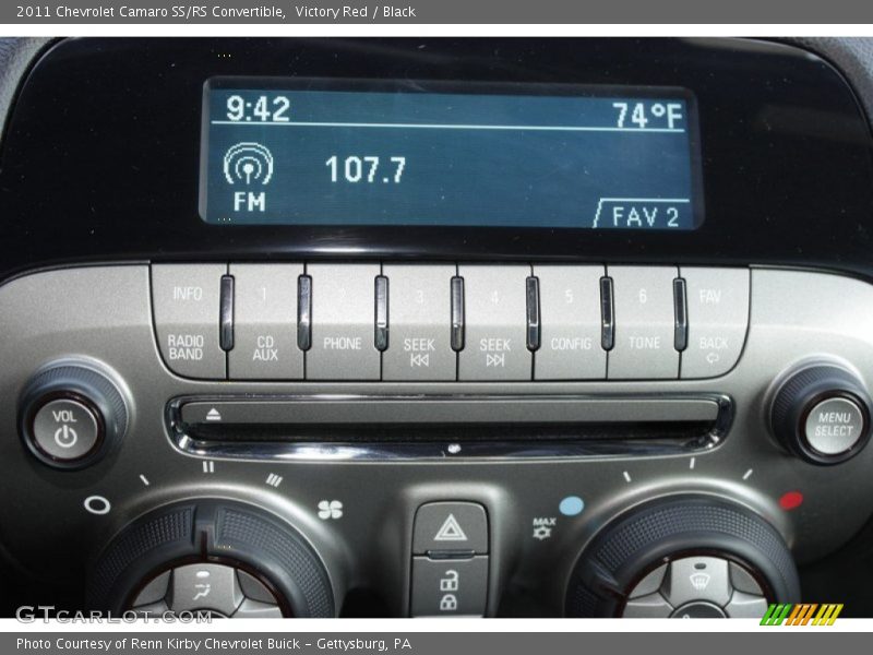 Victory Red / Black 2011 Chevrolet Camaro SS/RS Convertible