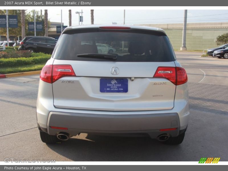 Billet Silver Metallic / Ebony 2007 Acura MDX Sport