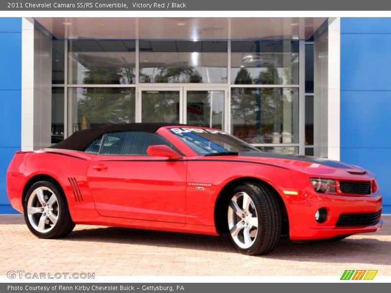 Victory Red / Black 2011 Chevrolet Camaro SS/RS Convertible