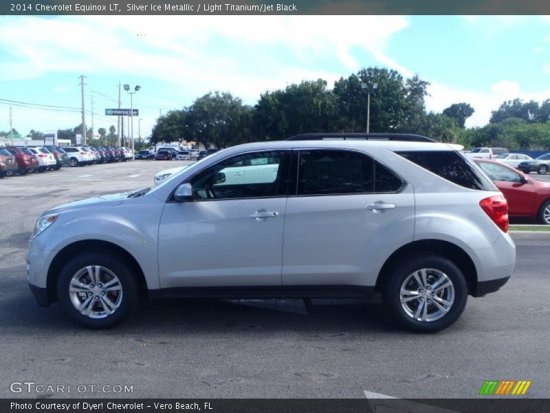 Silver Ice Metallic / Light Titanium/Jet Black 2014 Chevrolet Equinox LT
