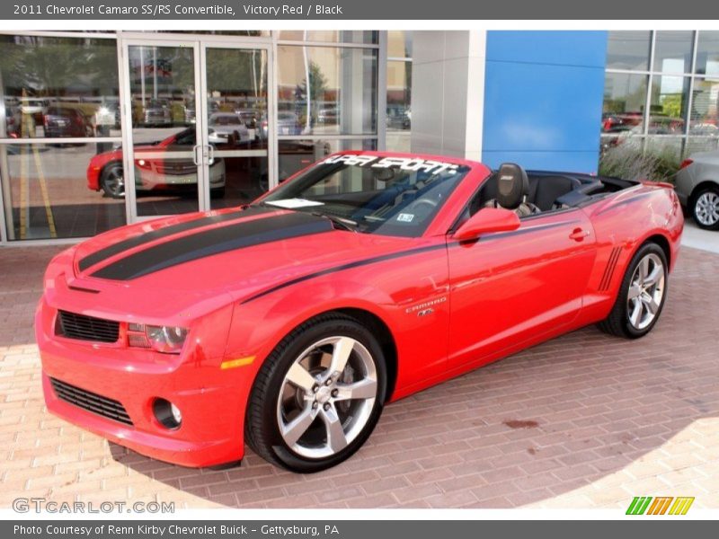 Victory Red / Black 2011 Chevrolet Camaro SS/RS Convertible