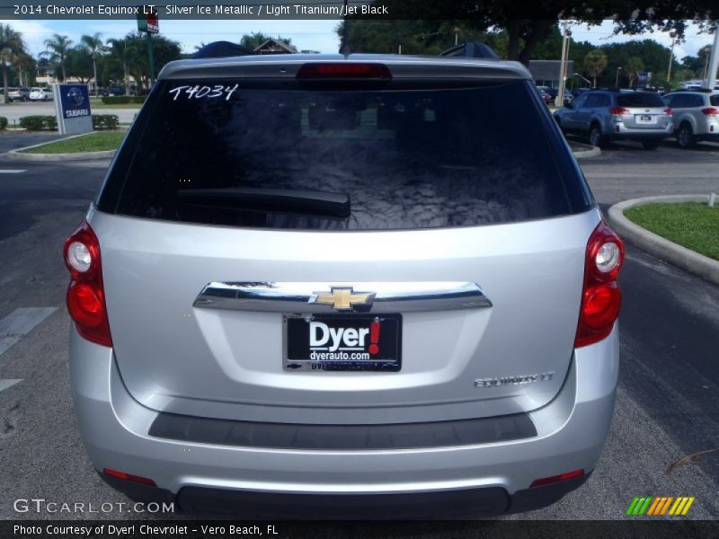 Silver Ice Metallic / Light Titanium/Jet Black 2014 Chevrolet Equinox LT